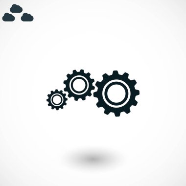 dişli simge vektör