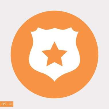 Kalkan işareti vektör simgesi