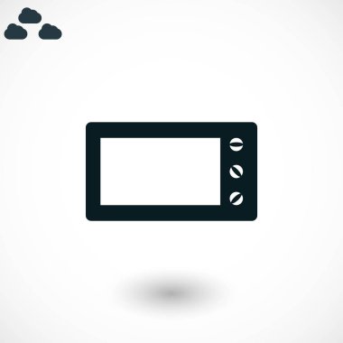 mikrodalga fırın vektör simgesi