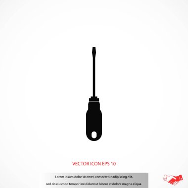 Tornavida vektör simgesi