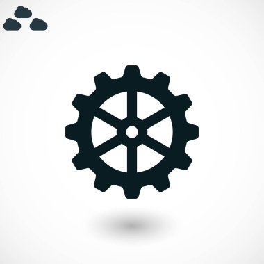 dişli simge vektör