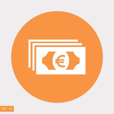 Euro vektör simgesi