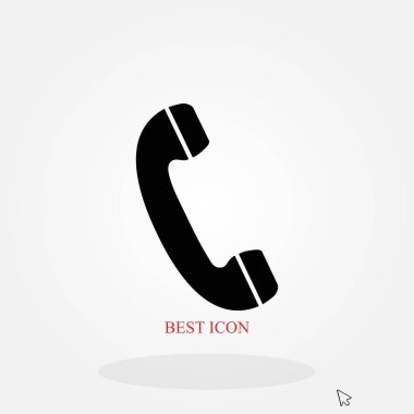 telefon alıcısı vektör simgesi
