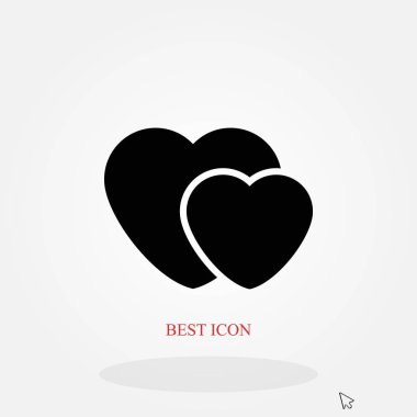 Kalp Vektörü Simgesi
