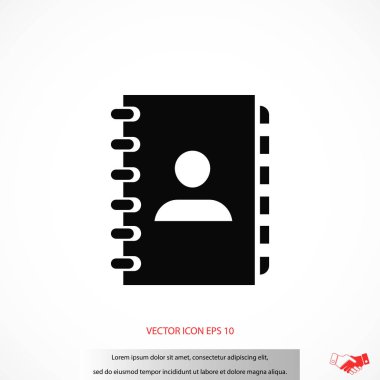 defter vektör simgesi