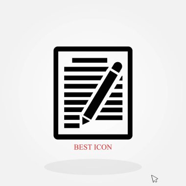 Kağıt vektör simgesi