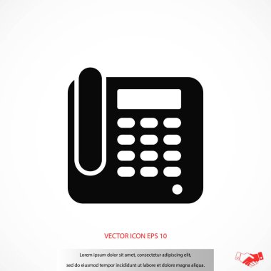 ofis telefon simgesi