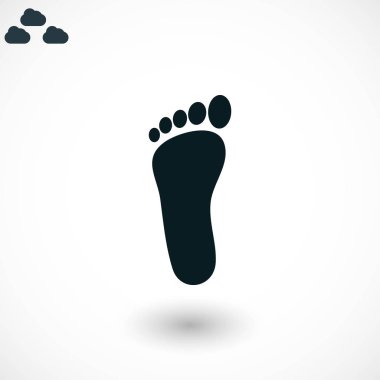 Ayak vektör simgesi