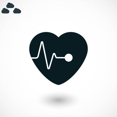 Kalpler vektör simgesi