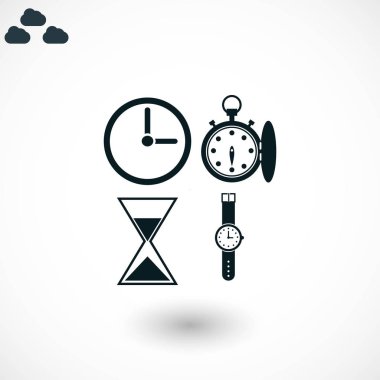 Saatler simgeler vektör