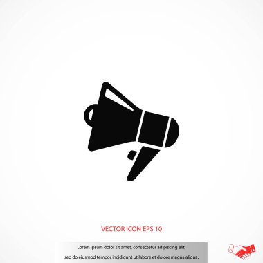 Hoparlör simgesi vektör