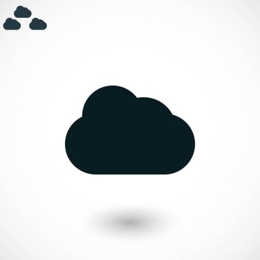 bulut vektör simgesi