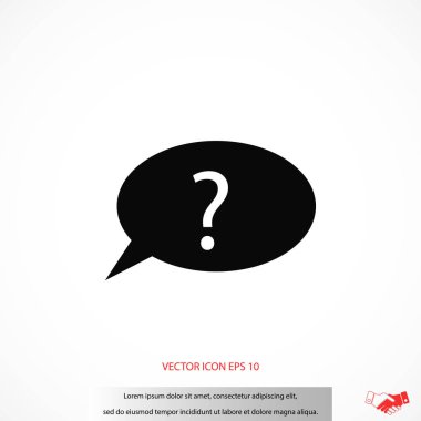 Soru işareti simgesi
