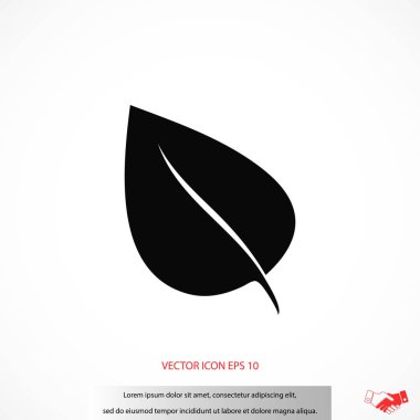 simge vektör yaprak