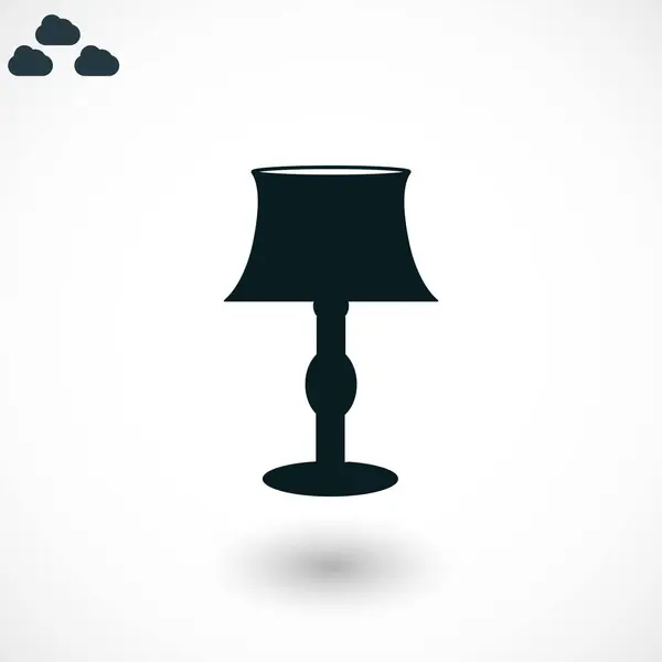 Table lamp icon — Stock Vector