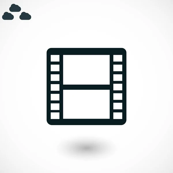 Film film bande vectorielle icône — Image vectorielle