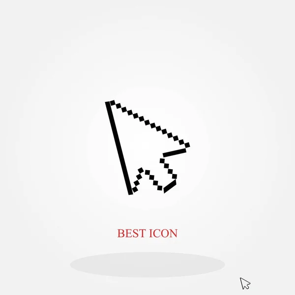 Icono de flecha del ordenador — Vector de stock