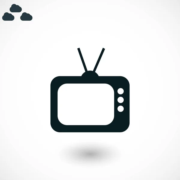 Vecteur icône tv — Image vectorielle