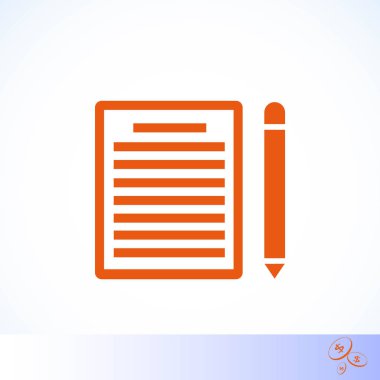 Kağıt simge vektör