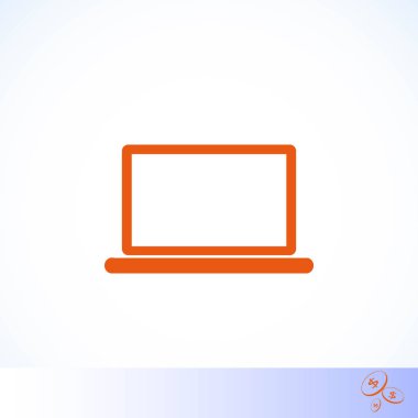 Dizüstü bilgisayar Simgesi Vektörü