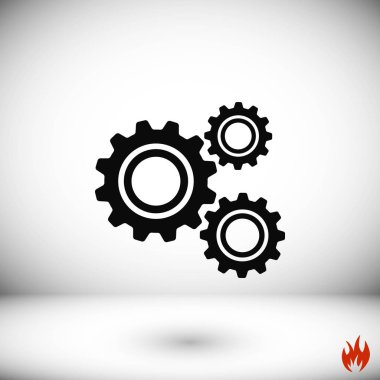 dişli simge vektör