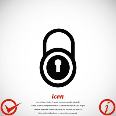 Vektör simgesini kilitle