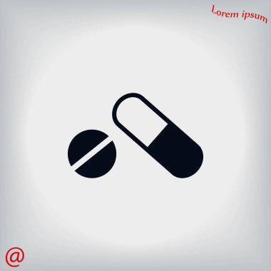 Kapsül Vektör Simgesi