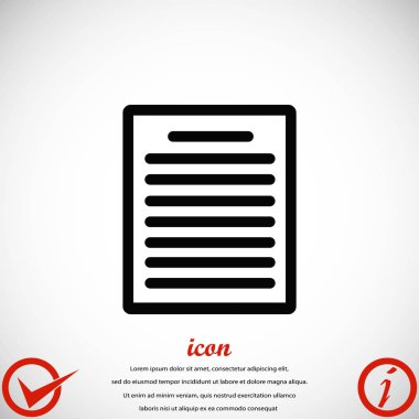 Kağıt simge vektör