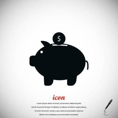 Domuz kumbarası simgesi