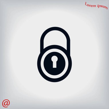 Vektör simgesini kilitle