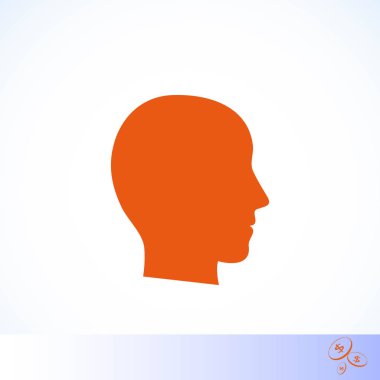 Kafa vektör simgesi