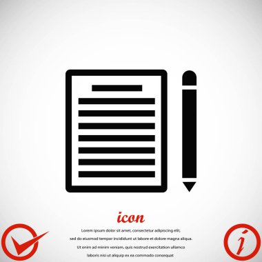 Kağıt simge vektör