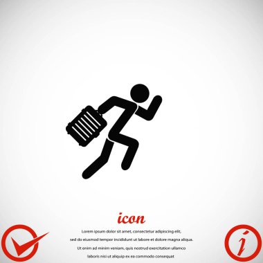 İnsanlar çanta simgesi