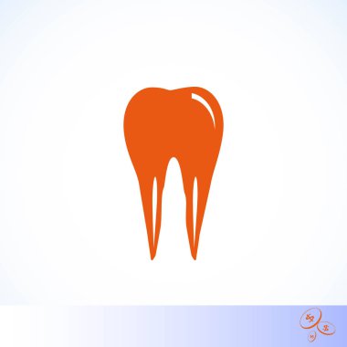 Diş simge vektör