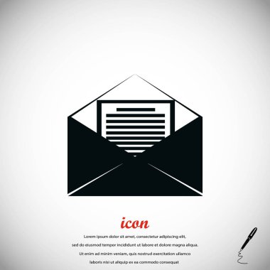 posta işareti simgesi,