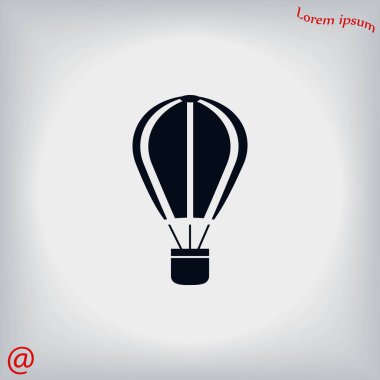 paraşüt simge vektör