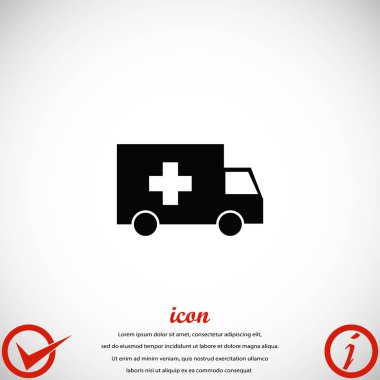 Ambulans araba simgesi