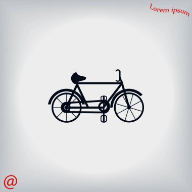 Bisiklet vektör simgesi