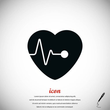 Kalpler vektör simgesi