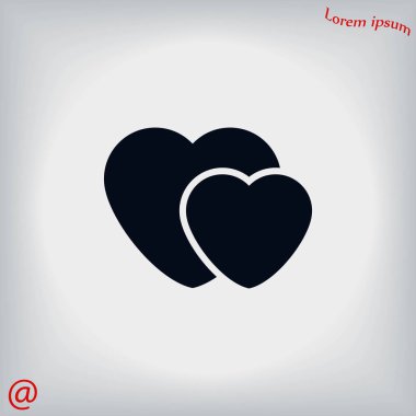 Kalp Vektörü Simgesi