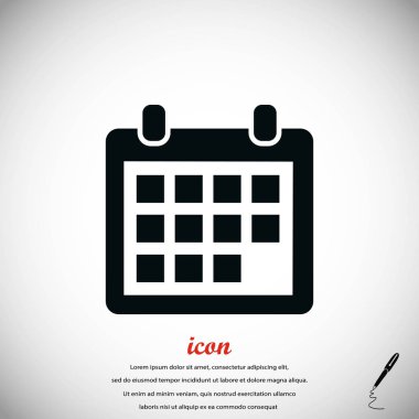 takvim simge vektör