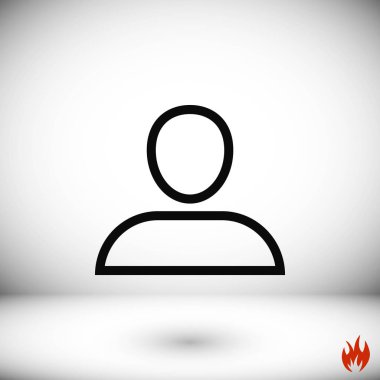 Kullanıcı simge vektör