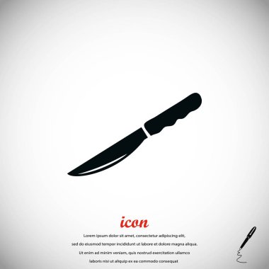 Knife icon vector