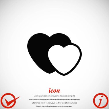 Kalp Vektörü Simgesi