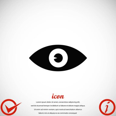 göz simgesi vektör