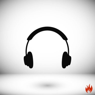 Kulaklık simge vektör