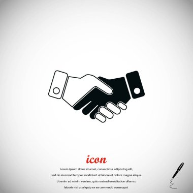 el sıkışma simge vektör