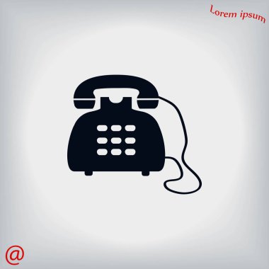 Telefon simge vektör
