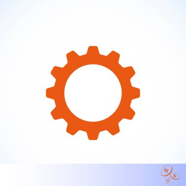 dişli simge vektör