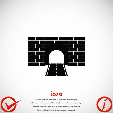 Tünel simge vektör